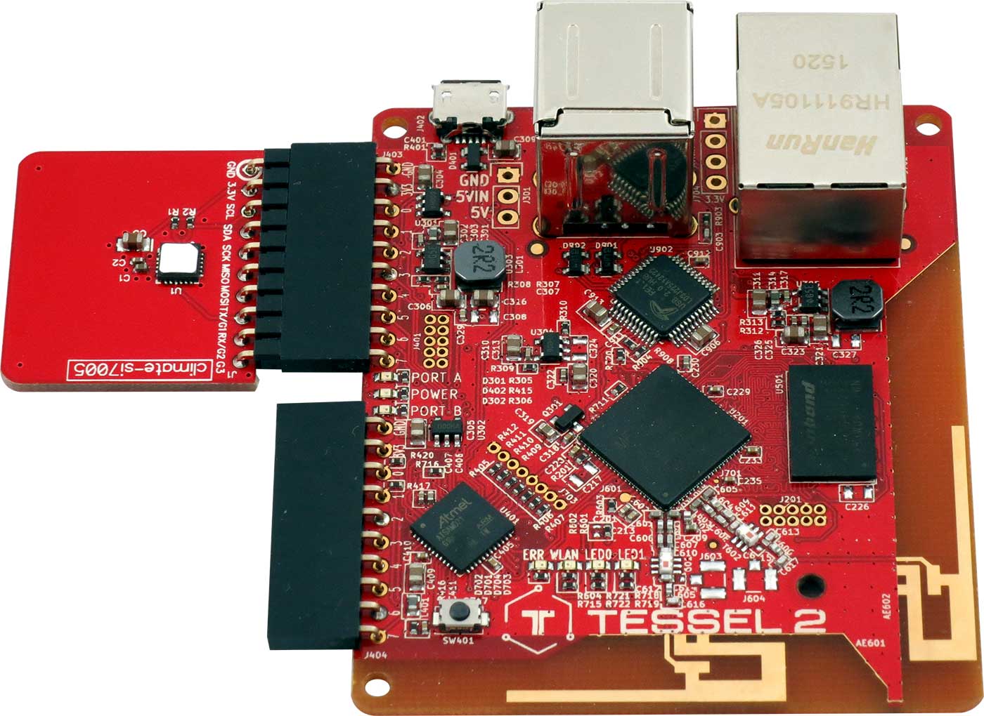 connect climate module to Port A
