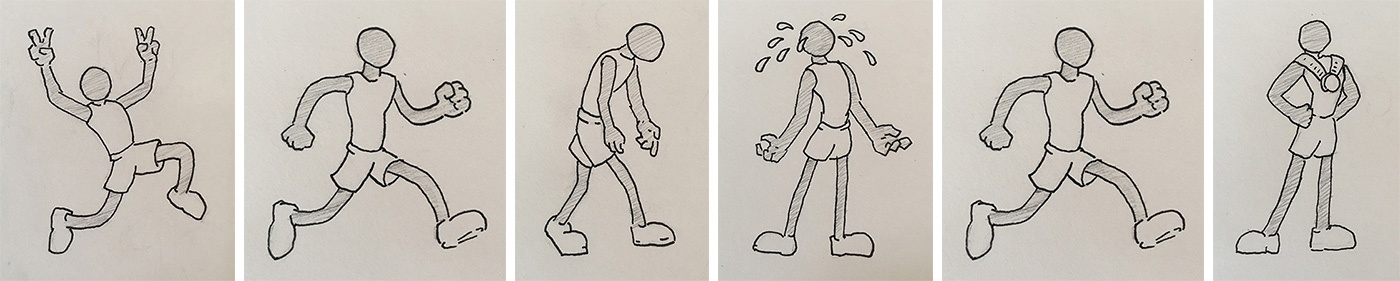marathon drawings