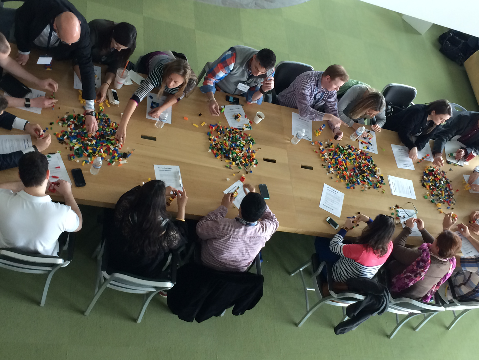Lego Serious Play lean-in style of meeting