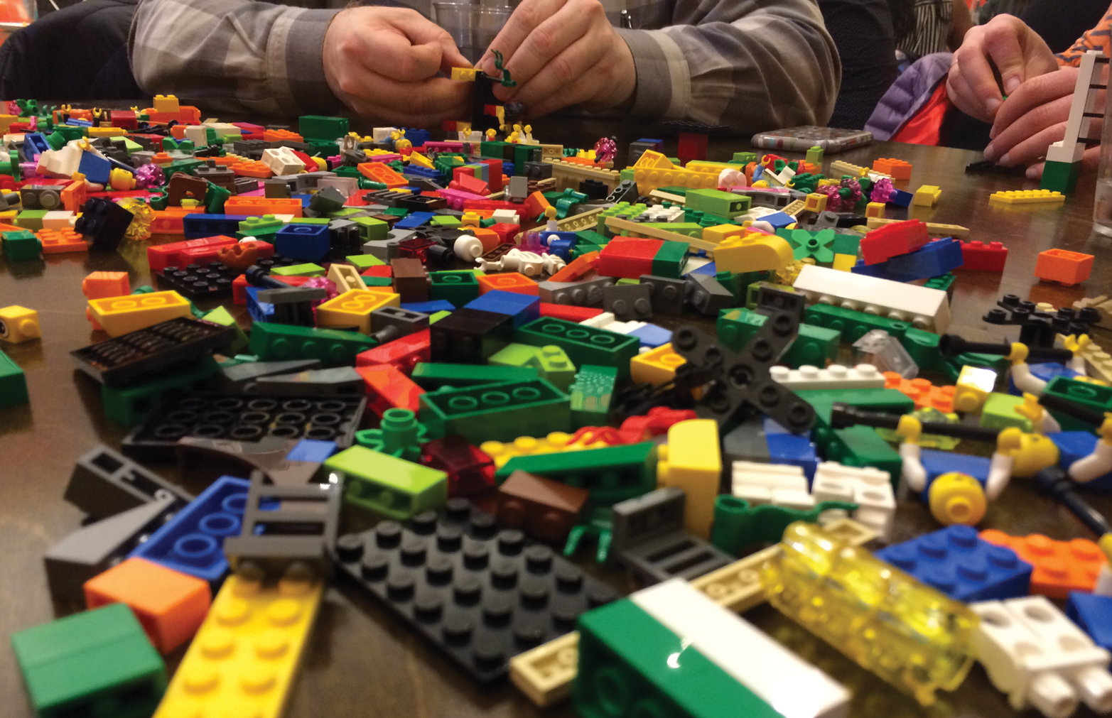 Happy Lego brick colors