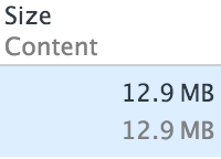Chrome’s report of the file request