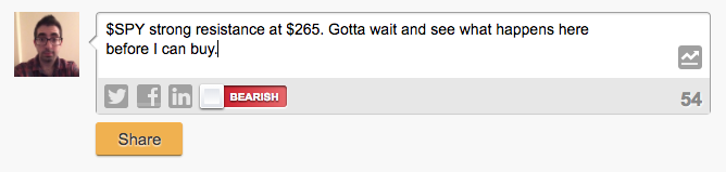 sample stocktwits messages with bearish sentiment