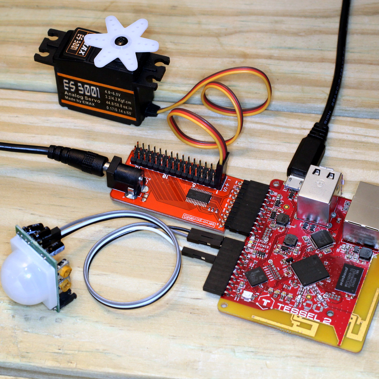 Tessel 2 modules (Photo courtesy Technical Machine)