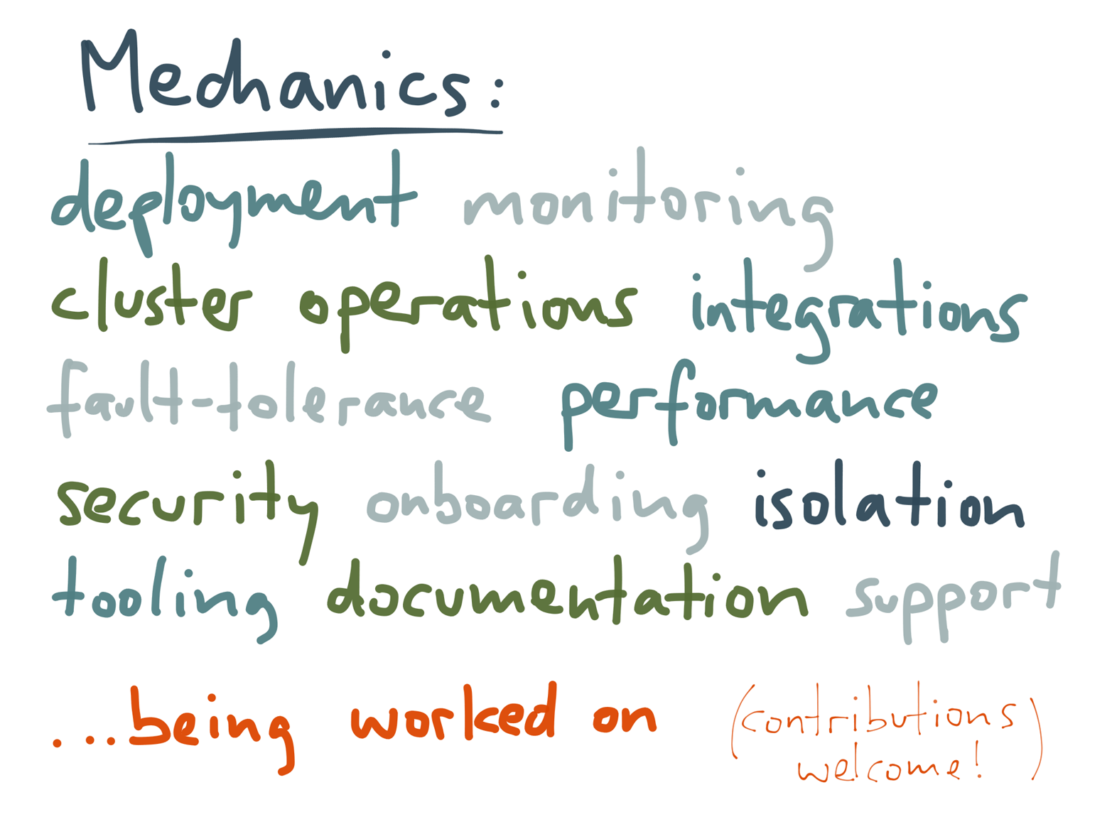 These ideas are new, and many challenges lie ahead on the path toward maturity.
