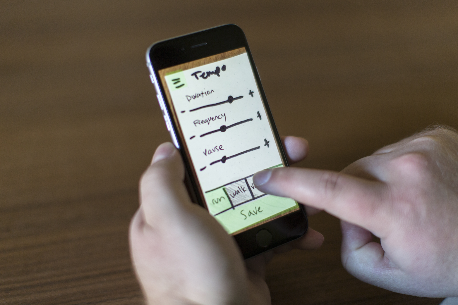 Hotspot-based clickable prototypes are a fast and easy way to get the user into the final context
