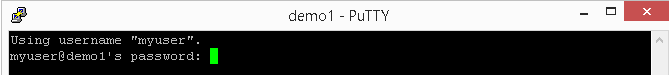 Password prompt